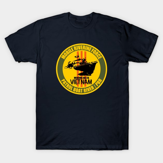 Mobile Riverine Force Mekong Delta Vietnam T-Shirt by TCP